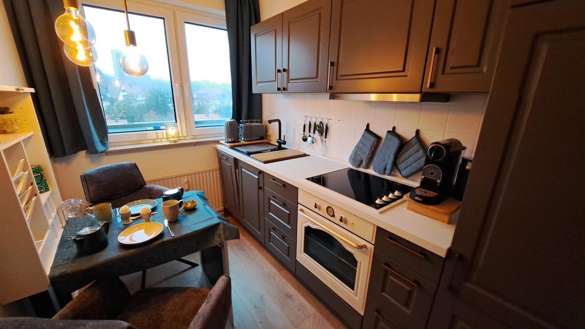 Das Kleine Penthouse Mit Kamin باد ساخسا المظهر الخارجي الصورة